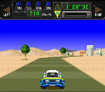 Jaleco Rally Big Run - The Supreme 4WD Challenge (Japan) screen shot game playing